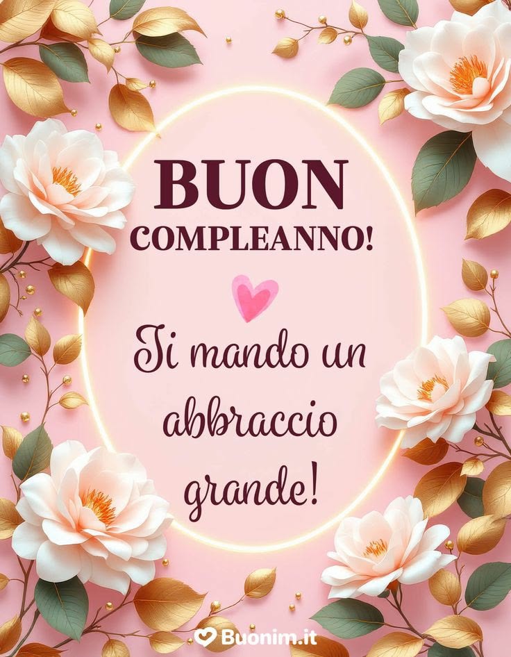 buon compleanno immagini fiori