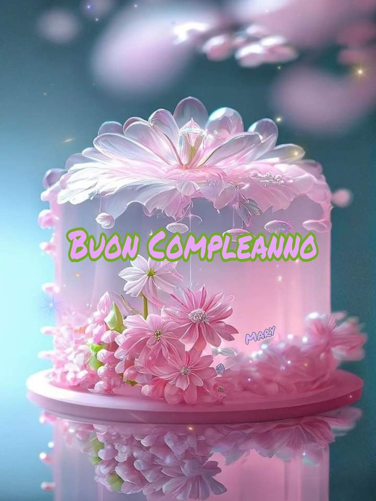 buon compleanno immagini floreali