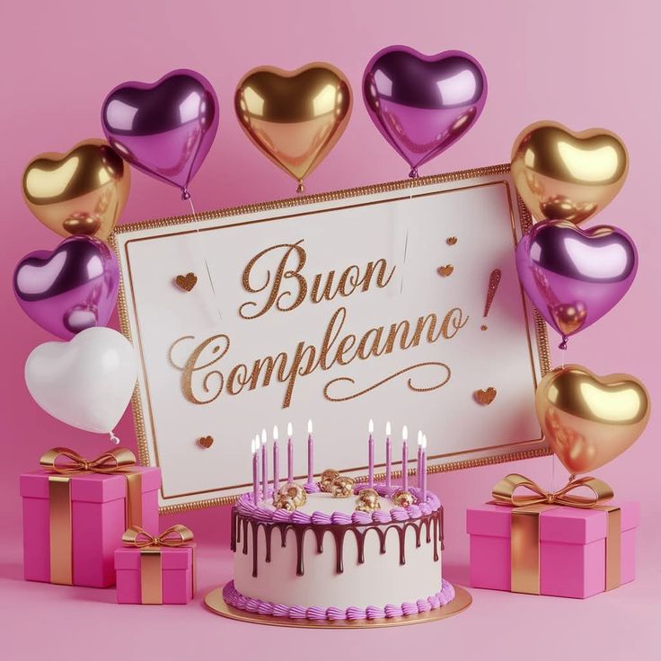 buon compleanno immagini floreali