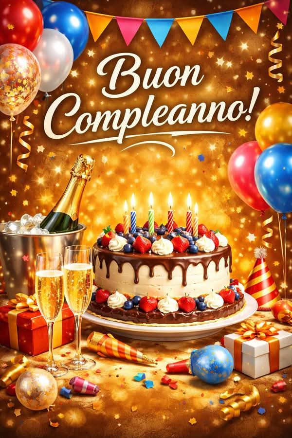 buon compleanno immagini moto