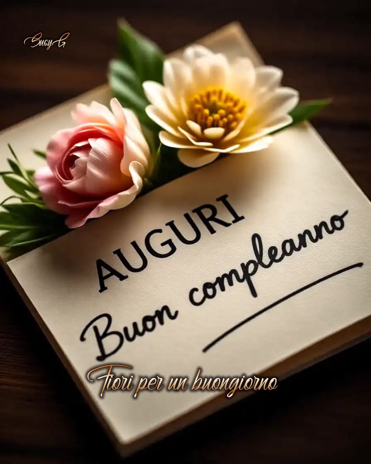 buongiorno e buon compleanno immagini